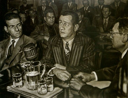 'Hugo Beiswenger Allaged Commie' Oil on canvas 122 x 158 cm 2013