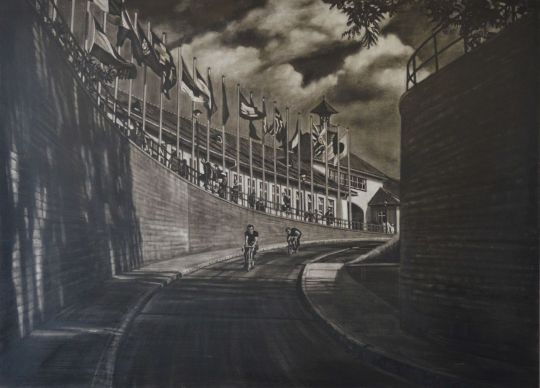 'Olympisches Dorf (3)' 122x168 cm David Gledhill